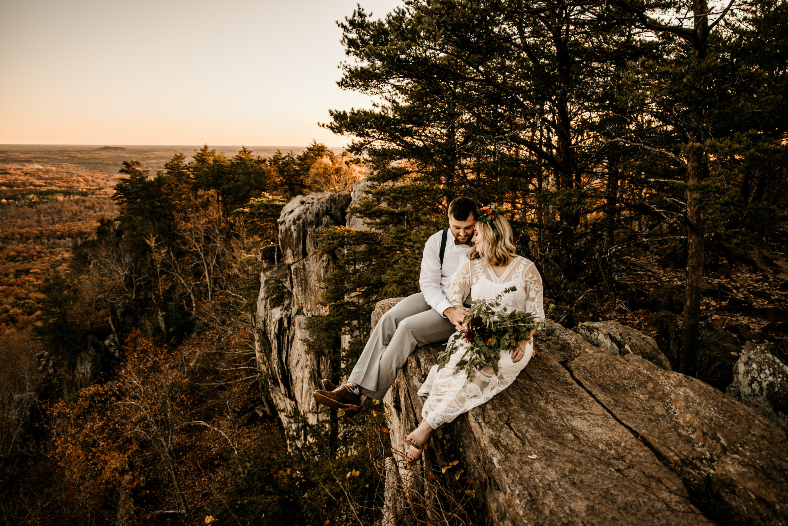 Why we love adventure elopements fall hiking elopement
